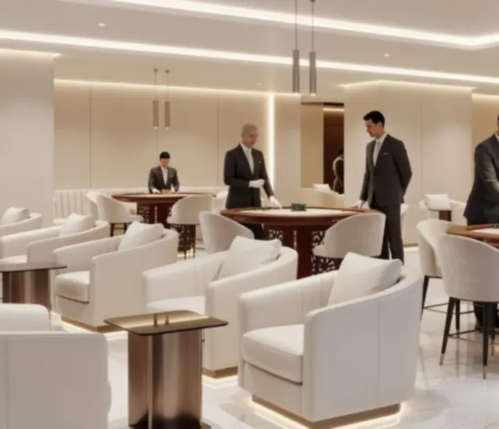 Luxusní firemní event v elegantním prostředí s designovými stolními hrami