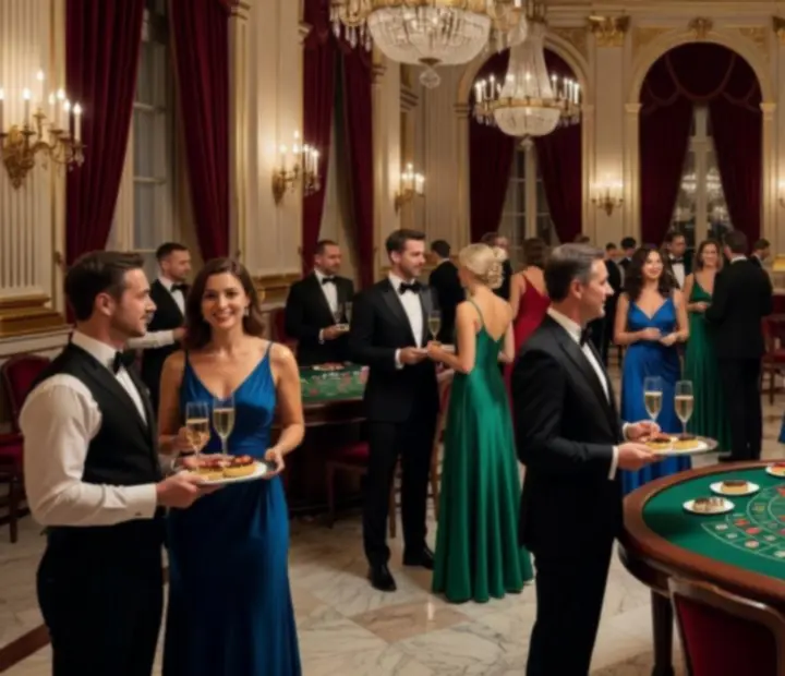 VIP hosté během elegantního večera v prémiovém prostředí